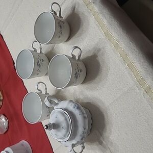 EUC BEAUTIFUL HAVILAND BAVARIA SUGAR AND TEA CUP SET